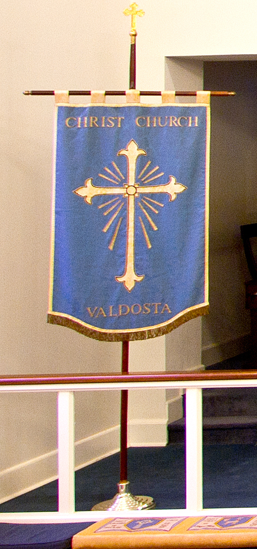 Christ Church banner.